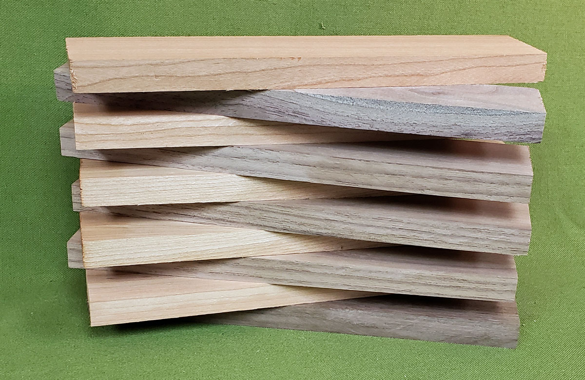 Exotic Hardwood for Crafts 10 Boards #921